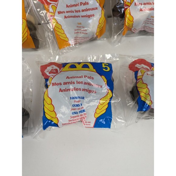 McDonald's Animal Pals Toys From 1997 Sealed Bag Set of 8 - Picture 9 of 10